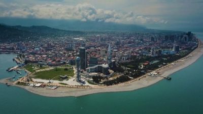 Black sea beach